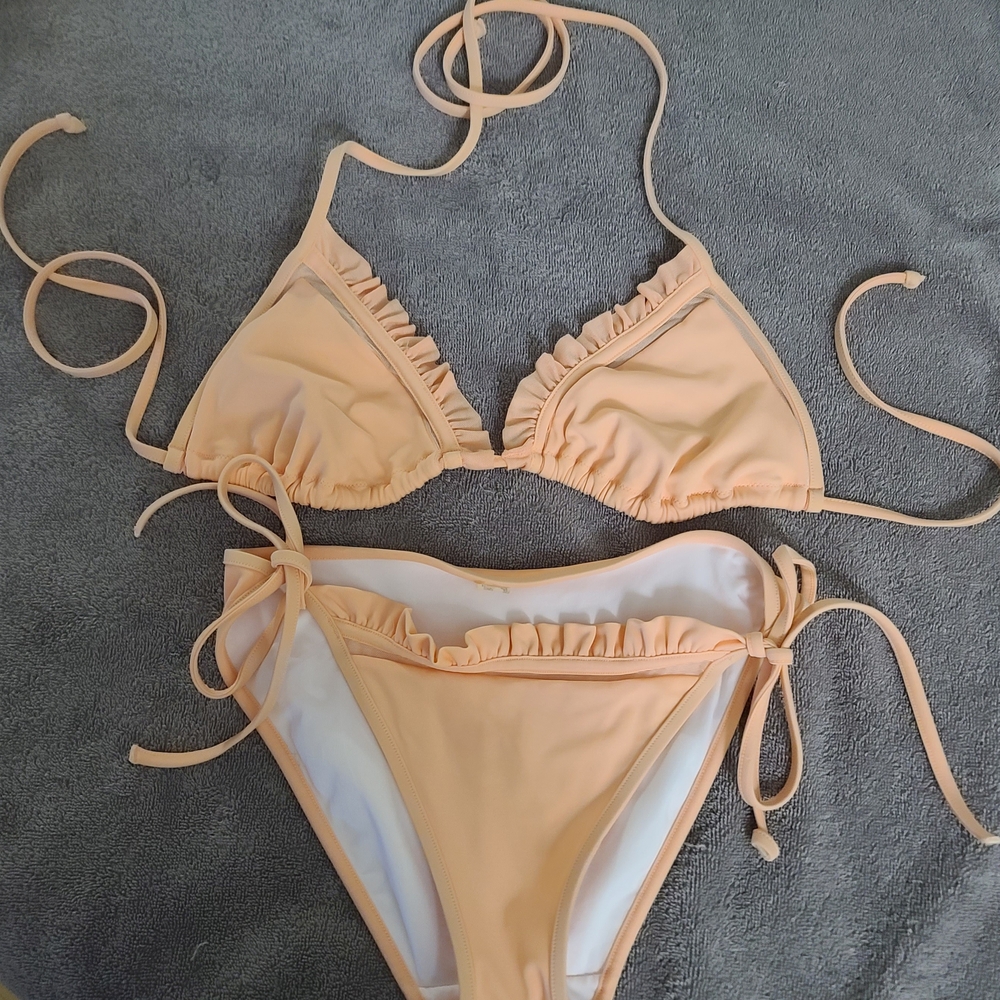 Victoria's Secret Orange Bikini Set - Picture 2 of 4